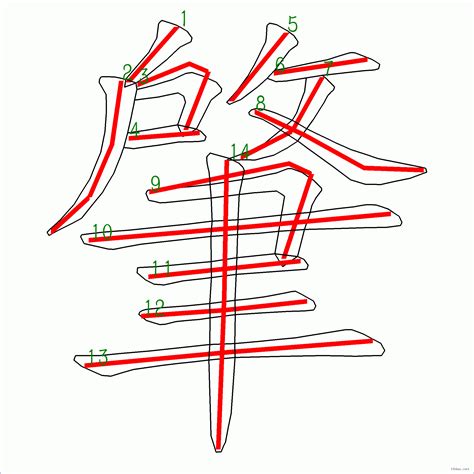 筆劃14劃的字|筆畫14